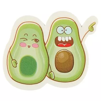 Ластик "Crazy avocado", инд.уп., ассорти