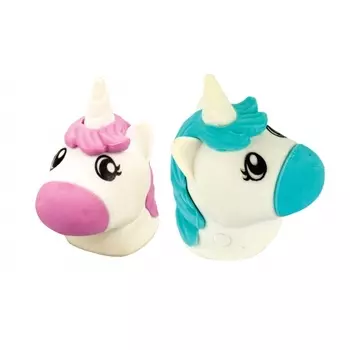 Ластик из синтет.каучука UNICORN, цвета ассорти, размер 2.1x3x3.7cм (