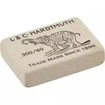 Ластик KOH-I-NOOR 300/60 каучук 30х20х8 мм белый