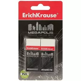 Ластик «Megapolis», 2 штуки, Erich Krause