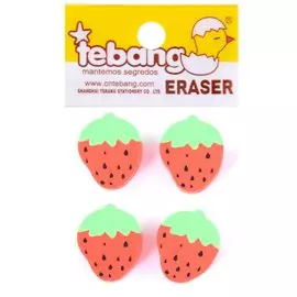 Ластик "Дольки" инд.уп., подвес, ассорти