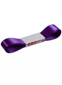 Лента атласная, 2смх4 ярда, 465-Purple