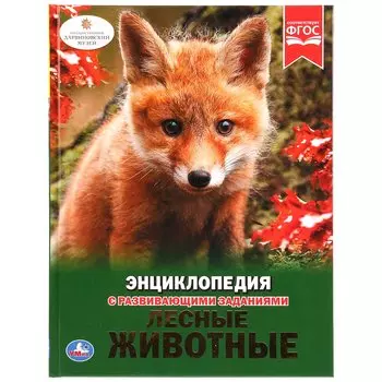 Лесные животные. Энциклопедия с развивающими заданиями