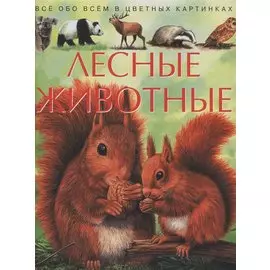 Лесные животные. Все обо всем в цветных картинках