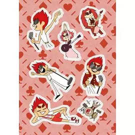 Лист Стикеров 13 Карт: Данте. Земля Королей