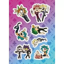 Лист Стикеров 13 Карт. Концерт. Земля Королей