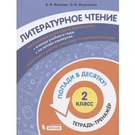 Литературное чтение. 2 класс. Попади в 10! Тетрадь-тренажёр. Учебное пособие для общеобразовательных организаций