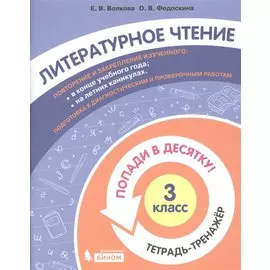 Литературное чтение. 3 класс. Попади в 10! Тетрадь-тренажёр. Учебное пособие для общеобразовательных организаций