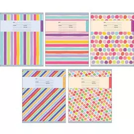 Любимая тетрадь ТЕТРАДИ А5 (*скрепка) 18Л. Обложка: лакирование