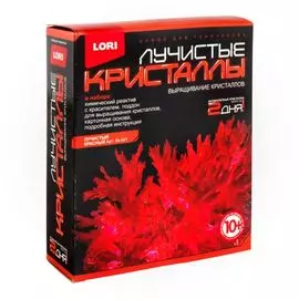 Лучистые кристаллы "Красный кристалл"