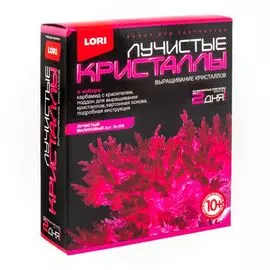 Набор для творчества LORI Лучистые кристаллы "Малиновый кристалл" Лк-008