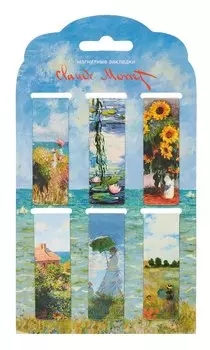 Магнитные закладки Клод Моне Картины (6 штук) (12-Duocai-202401-1)