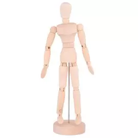 Манекен человека 20см мужской, дерево, Гамма