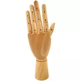 Манекен Рука 30см мужская левая, дерево, Гамма