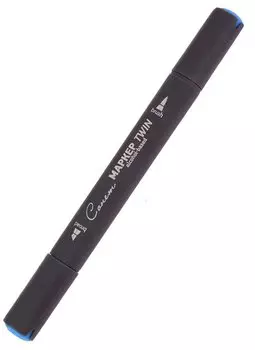 Маркер художественный "Сонет" Twin Brush индийский синий, Сонет