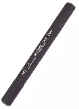 Маркер художественный "Сонет" Twin Brush тёплый серый 7, Сонет