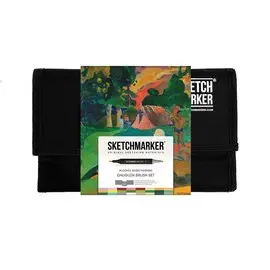 Маркеры 24цв Sketchmarker&amp;Pushkinskiy Brush "Гоген", Sketchmarker