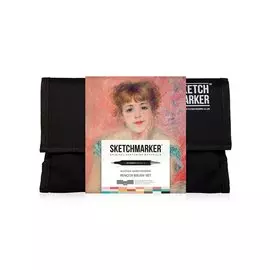 Маркеры 24цв Sketchmarker&Pushkinskiy Brush "Ренуар", Sketchmarker