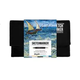 Маркеры 24цв Sketchmarker&amp;Pushkinskiy Brush "Ван Гог", Sketchmarker