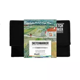 Маркеры 24цв Sketchmarker&Pushkinskiy "Ван Гог" SET 2, Sketchmarker