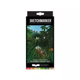 Маркеры 6цв Sketchmarker&Pushkinskiy Brush "Руссо", Sketchmarker