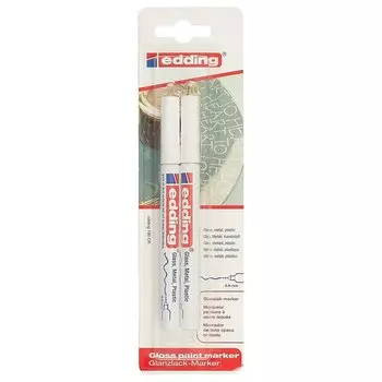 Маркеры декоративные белые, Edding, 2 штуки