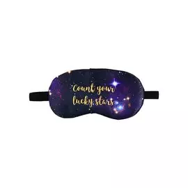 Маска для сна Космос Count your lucky stars (золото) (пакет) (12-37395-XLXJ-26)