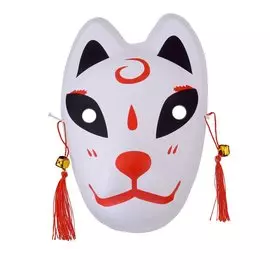 Маска Японская лисичка Кицунэ (24х15) (пластик)