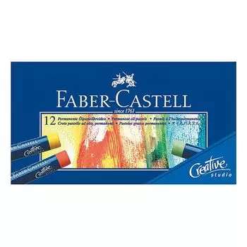 Масляная пастель STUDIO QUALITY, набор цветов, в картонной коробке, 12 шт.