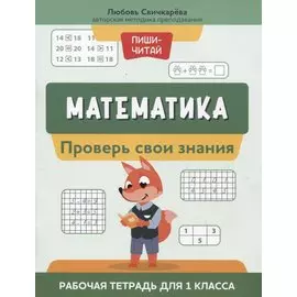 Математика:проверь свои знания:рабочая тетрадь для 1 класса