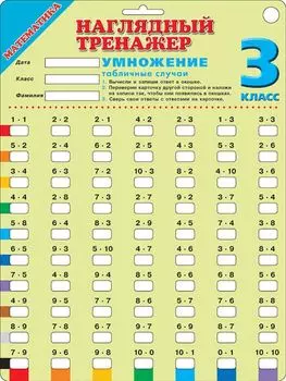 Математика. Умножение (табличные случаи). 3 класс