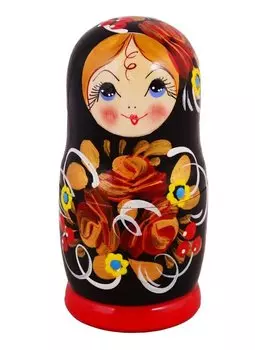 Матрешка 7 в 1 (Цветы, Эскиз 11, Цветочный узор)