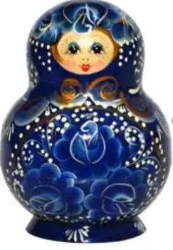 Матрешка-пузико 10 в 1, Цветы (12 см)