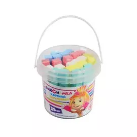 Мелки цветные в ведерке, 25 шт, CENTRUM