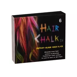 Мелки для волос 6 цветов