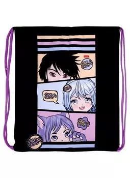 Мешок для сменной обуви "АНИМЕ", 41 х 49 см