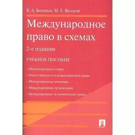 Международное право в схемах. Учебное пособие