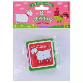 Мини-книжки ЭВА. Кто здесь живёт? В деревне.