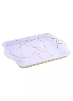 Мини-поднос Мрамор (металл) (21х14)