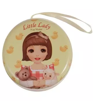 Монетница на молнии Little Lady (металл) (12-21695-S2)