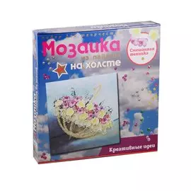 Мозаика из пайеток на холсте "Романтика дождя"