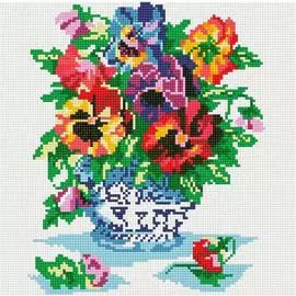 Мозаика на подрамнике. Анютины глазки (059-ST-S)