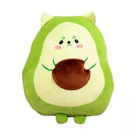 Мягкая игрушка Кот, авокадо 35 см (текстиль)