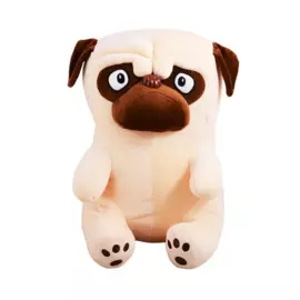 Мягкая игрушка сердитый Мопс (50х35)