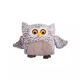 Мягкая игрушка Сова, цвет серый (текстиль) (30х30)