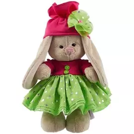 Мягкая игрушка Зайка Ми в платье с пышной юбкой из органзы (25 см)