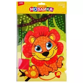 Мягкая мозаика. LORI Большой набор набор Львёнок
