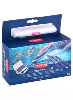 Набор акварельных карандашей Inktense 11предметов в мет. упак