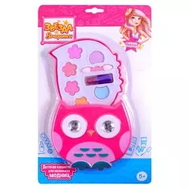 Набор детской косметики "СОВУШКА" (помада, тени, аппликатор) (Арт. КС-4772)