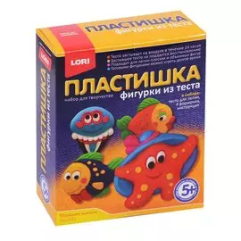 Набор для творчества LORI Фигурки из теста Морские жители Тдл-025